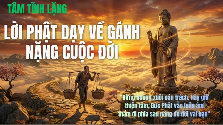 LỜI PHẬT DẠY VỀ GÁNH NẶNG CUỘC ĐỜI