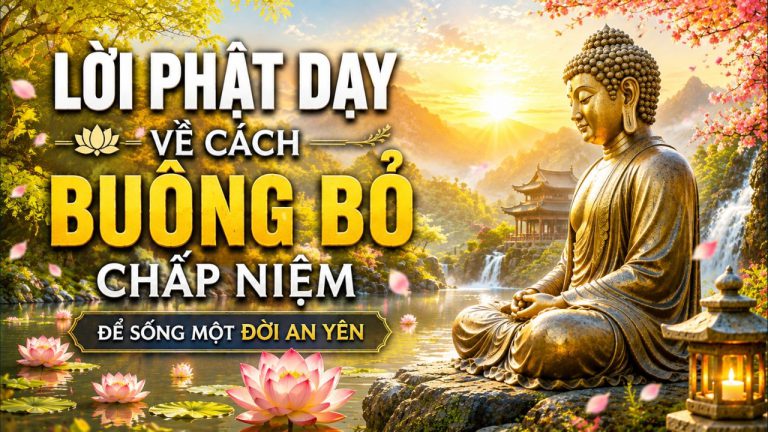 Lời Phật Dạy Về Cách Buông Bỏ Chấp Niệm Để Sống Một Đời An Yên