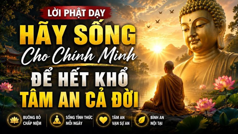 LỜI PHẬT DẠY HÃY SỐNG CHO CHÍNH MÌNH ĐỂ HẾT KHỔ,