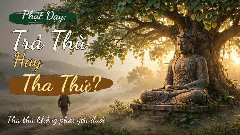 Trả Thù Hay Tha Thứ? Phật Dạy Cách Buông Bỏ Sân Hận Để Tâm Bình An