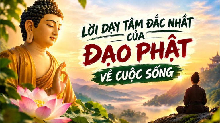 lời dạy tâm đắc nhất của Đạo Phật về cuộc sống