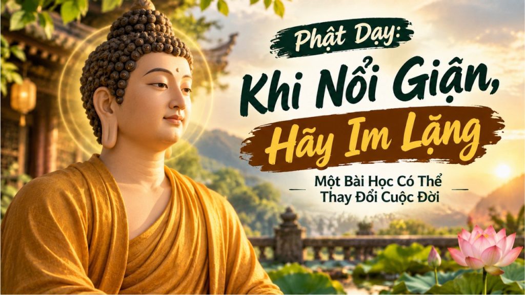Phật Dạy Khi Nổi Giận, Hãy Im Lặng – Đừng Để Một Phút Giận Phá Hỏng Cả Đời