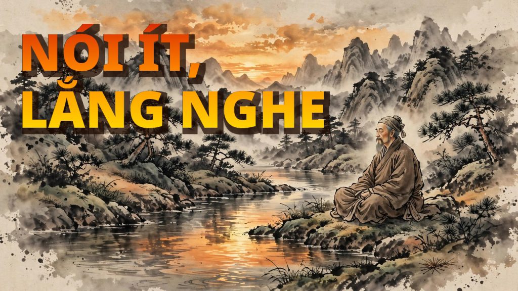 Nói Ít, Lắng Nghe Nhiều — Lời Người Xưa Dạy Giúp Tâm An
